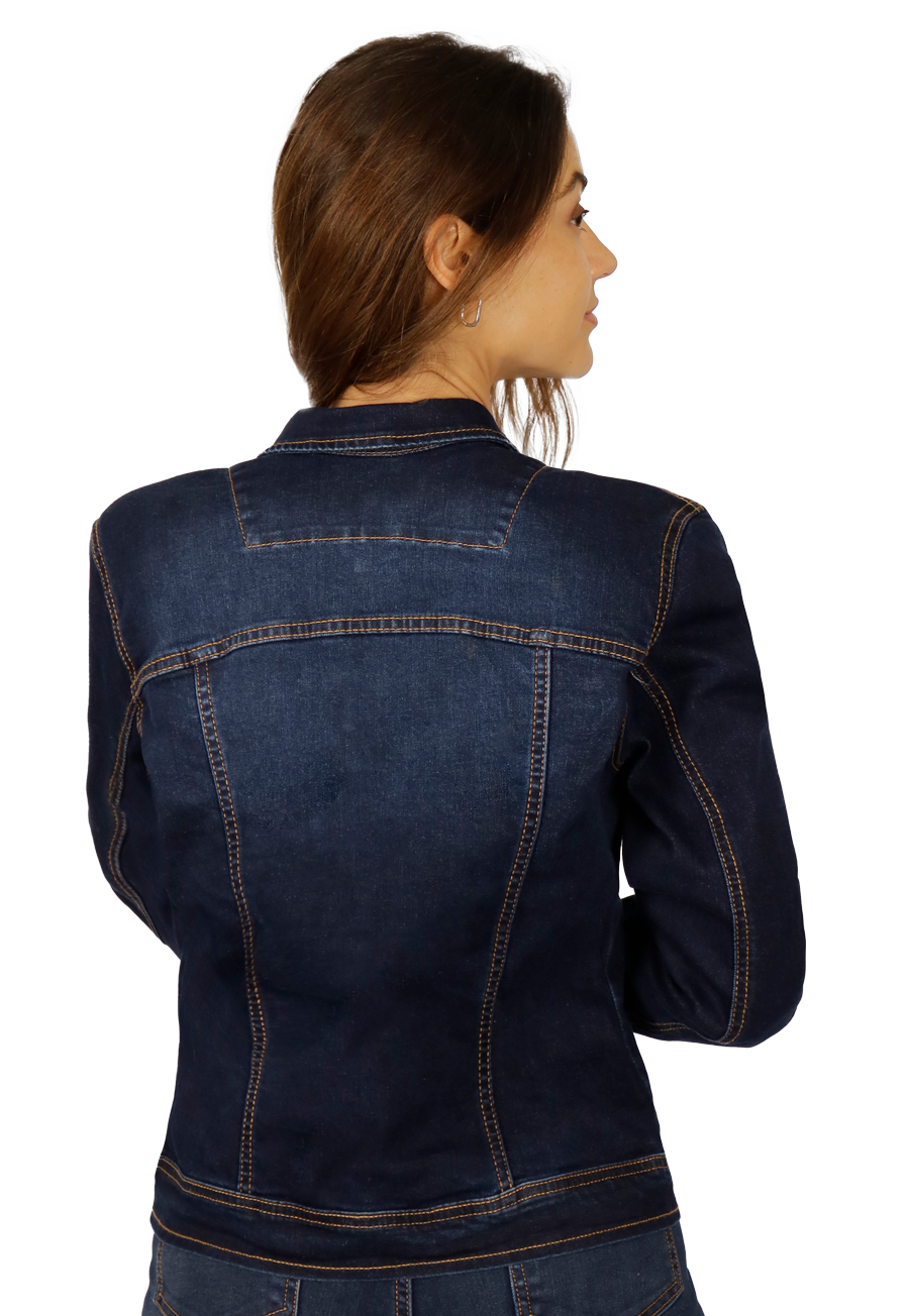 CHAQUETA MARISOL I AZUL DIVINO JEANS - 2