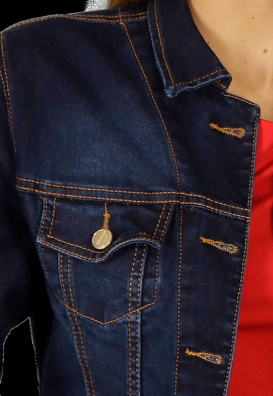 CHAQUETA MARISOL I AZUL DIVINO JEANS - 3