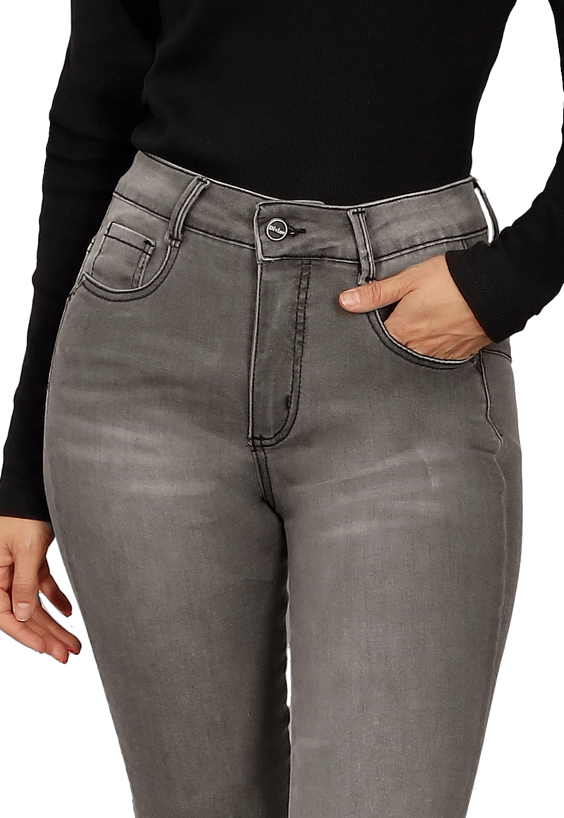 JEANS HILARY III GRIS DIVINO JEANS - 3