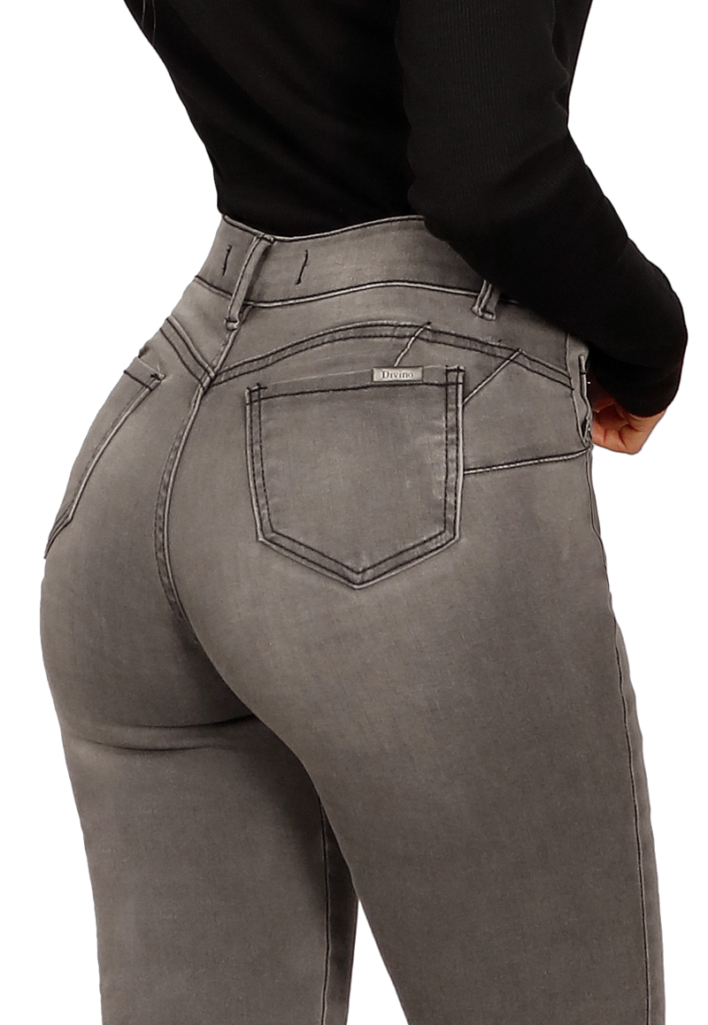 JEANS HILARY III GRIS DIVINO JEANS - 4