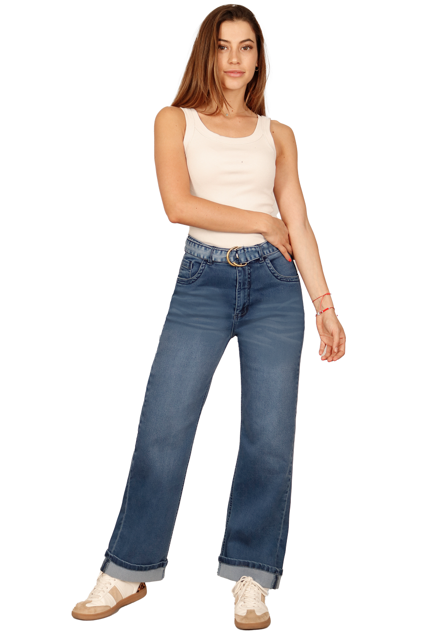 JEANS DEMI I AZUL MEDIO DIVINO JEANS - 1