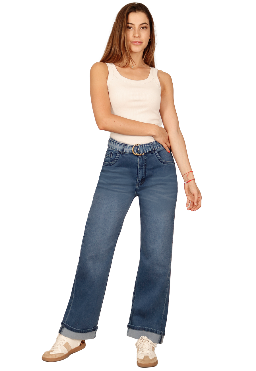 JEANS DEMI I AZUL MEDIO DIVINO JEANS - 1