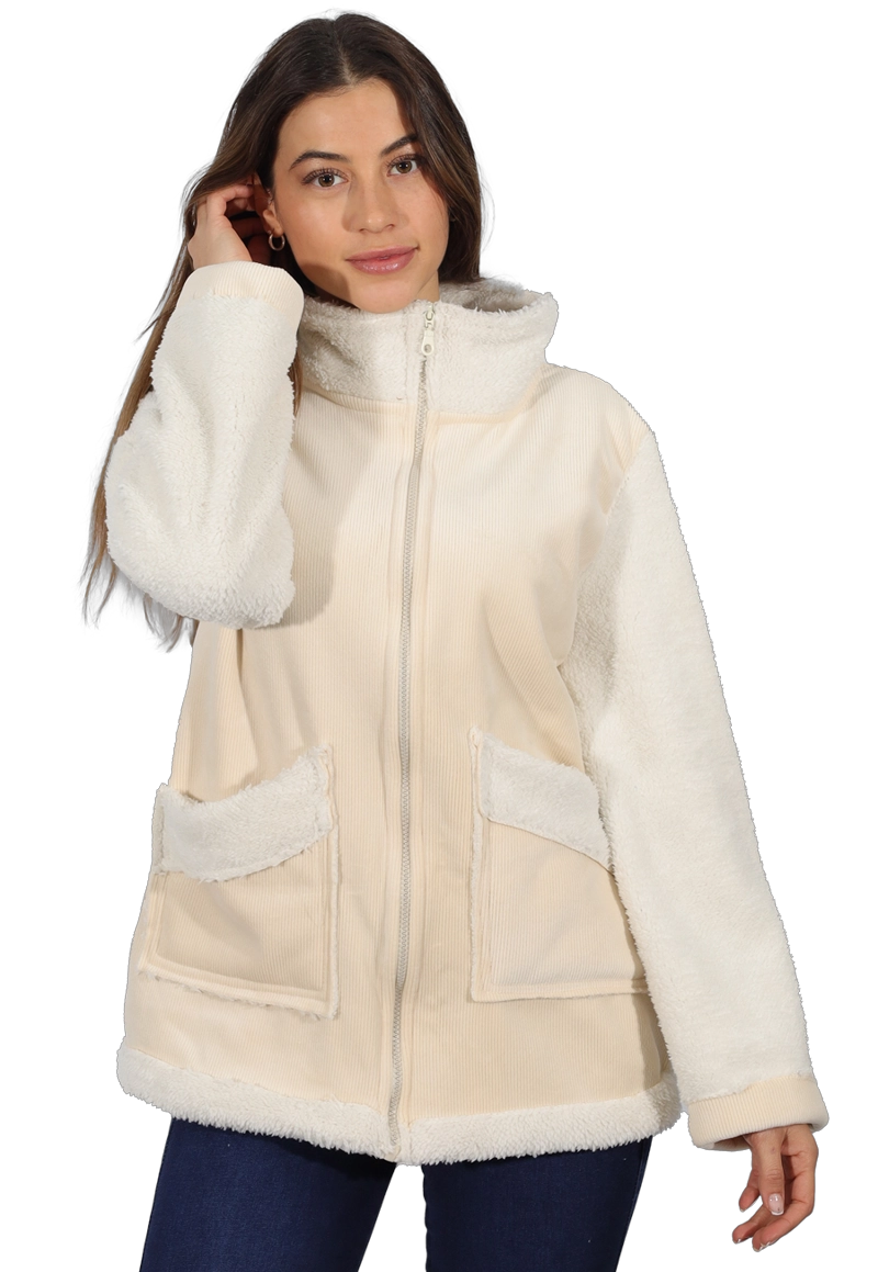 CHAQUETA TYTA II CRUDO DIVINO JEANS - 1