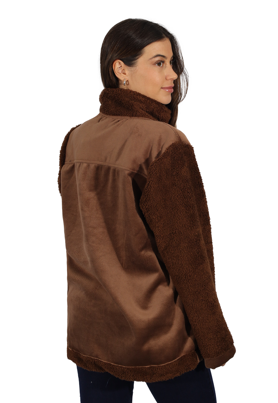 CHAQUETA TYTA III CAFE DIVINO JEANS - 3