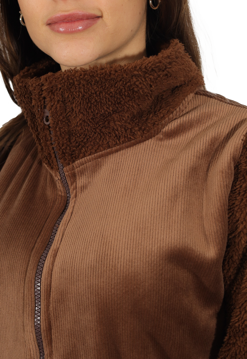 CHAQUETA TYTA III CAFE DIVINO JEANS - 4