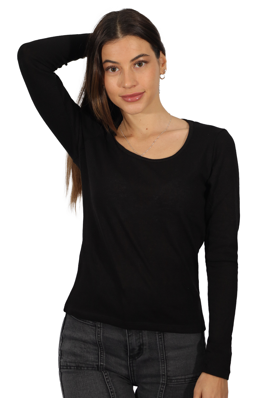 POLERA EDITA I NEGRA DIVINO JEANS - 1