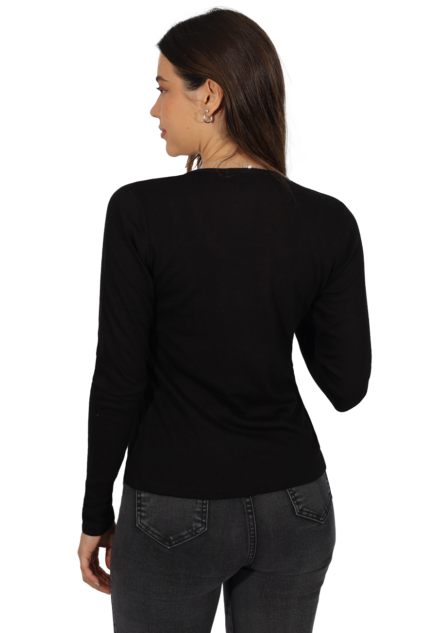 POLERA EDITA I NEGRA DIVINO JEANS - 3