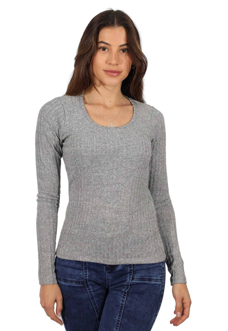 POLERA ARLET II GRIS DIVINO JEANS - 1