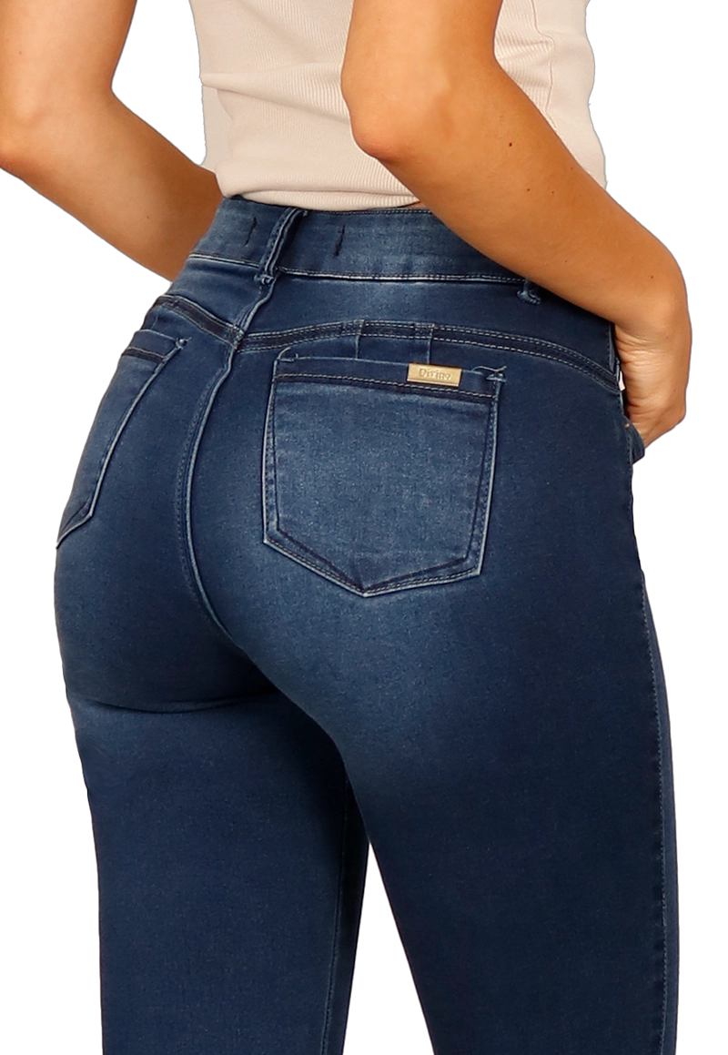 JEANS TANIA I AZUL DIVINO JEANS - 4