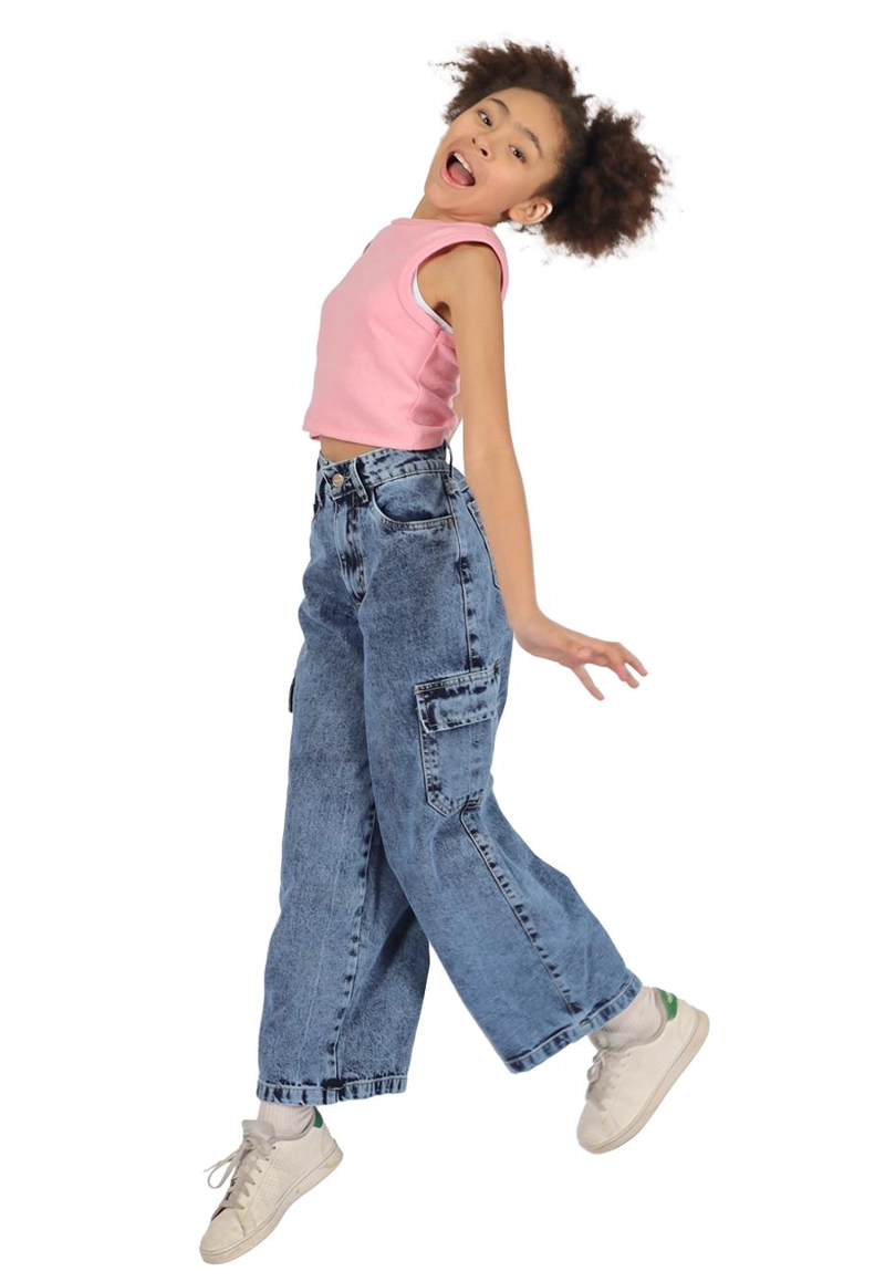 JEANS FATIMA I AZUL DIVINO TEEN - 1
