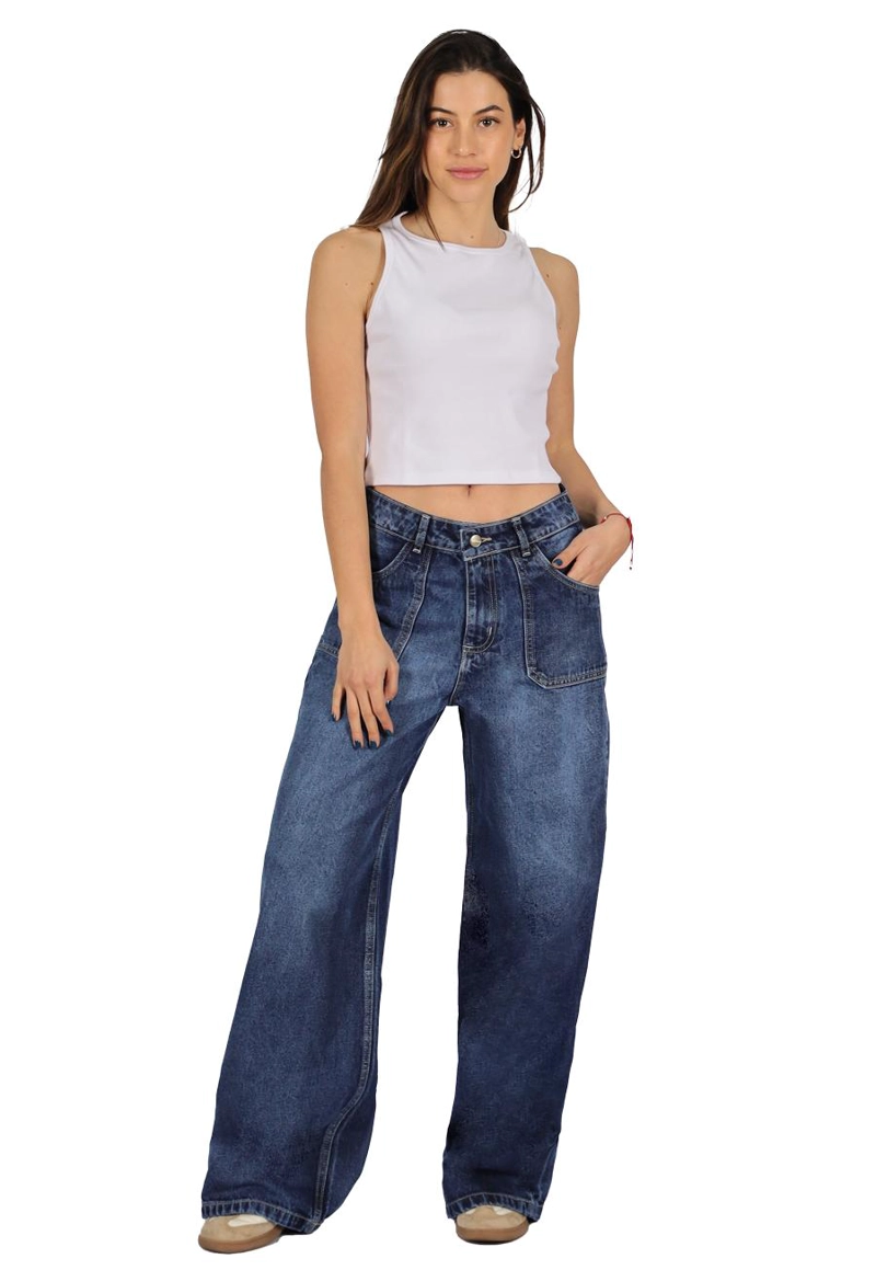 JEANS SABRINA I AZUL DIVINO JEANS - 1