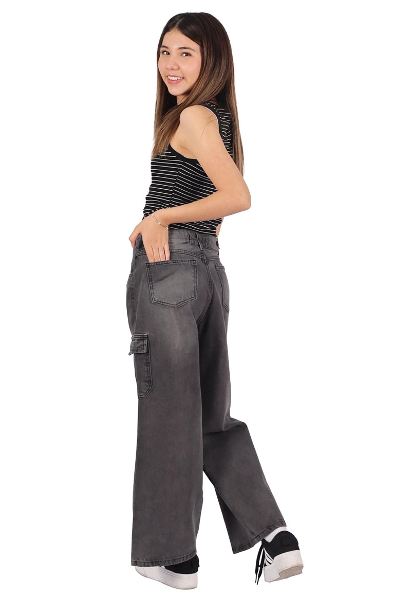 JEANS FATIMA III GRIS DIVINO TEEN - 2