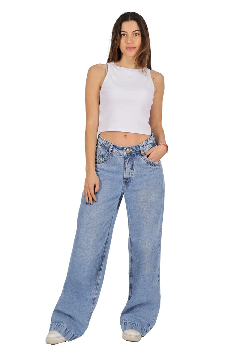 JEANS PAZ II CELESTE DIVINO JEANS - 1
