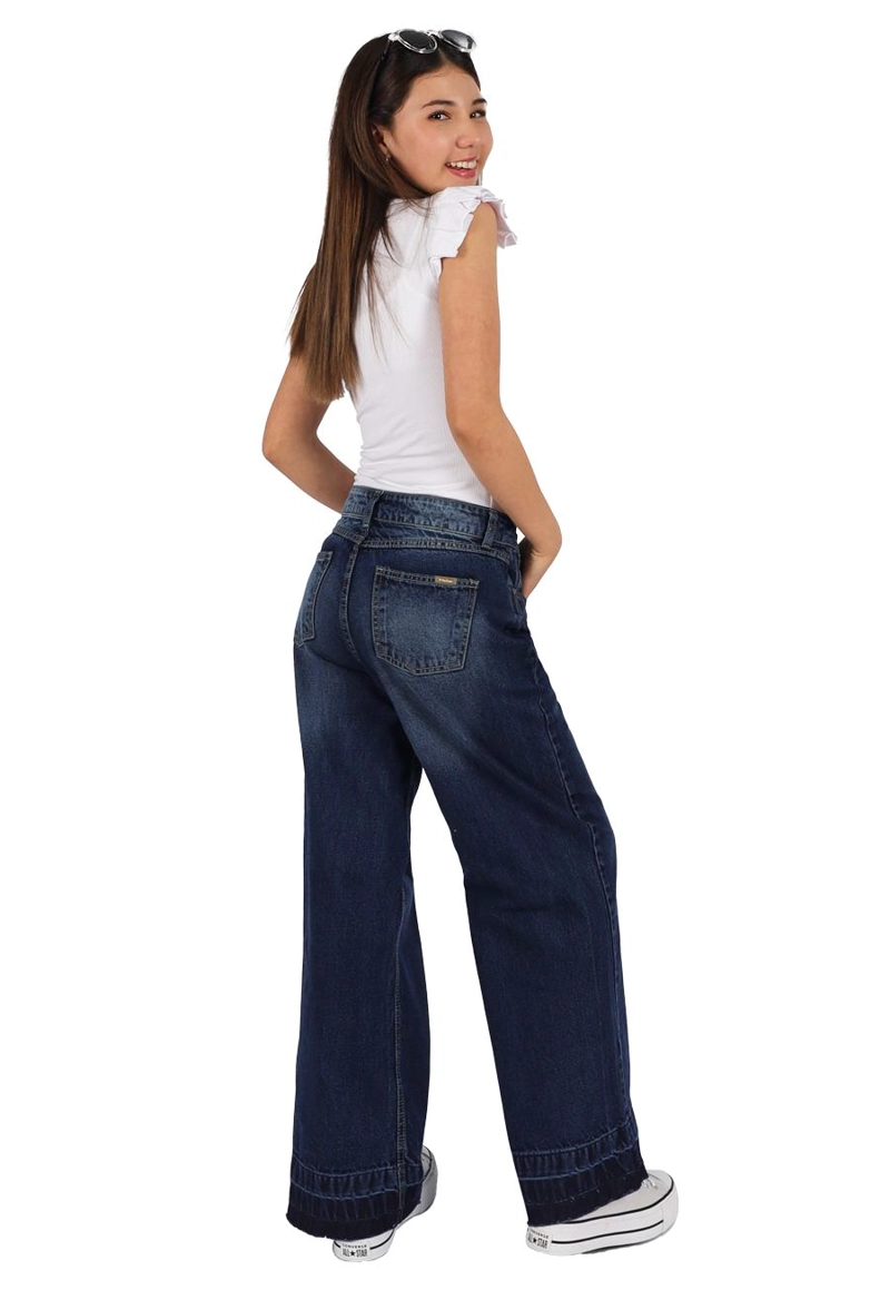 JEANS LUNITA I AZUL DIVINO TEEN - 2