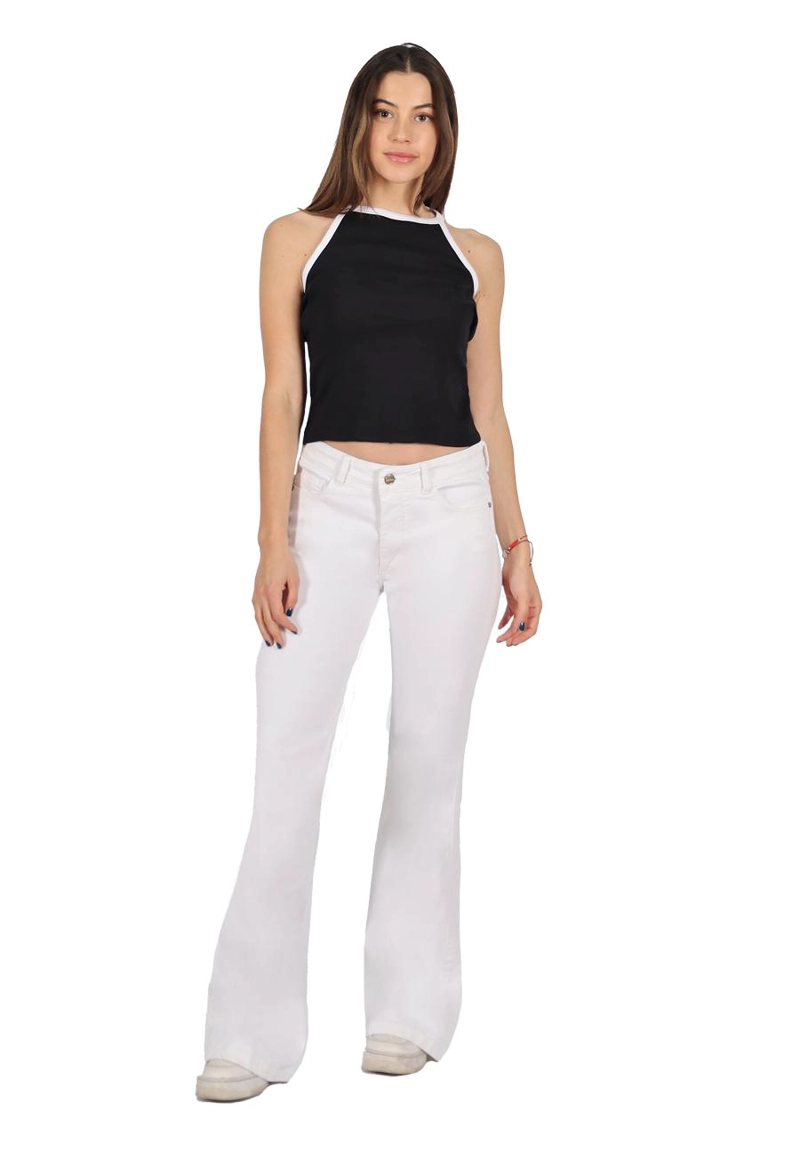 JEANS PILAR V BLANCO DIVINO JEANS - 1