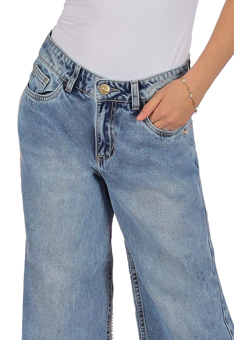 JEANS LUNITA II CELESTE DIVINO TEEN - 3
