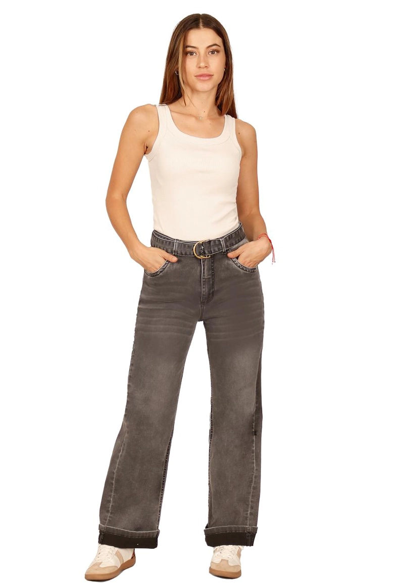 JEANS DEMI IV GRIS DIVINO JEANS - 1