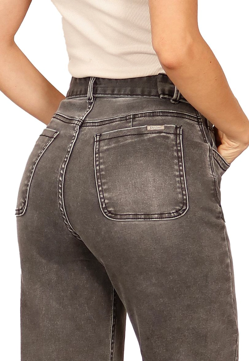 JEANS DEMI IV GRIS DIVINO JEANS - 4