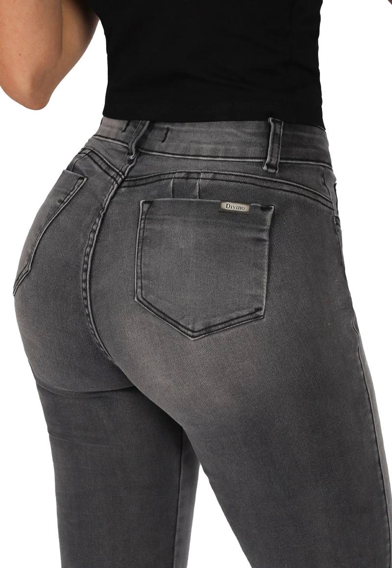 JEANS PILAR IV GRIS DIVINO JEANS - 4