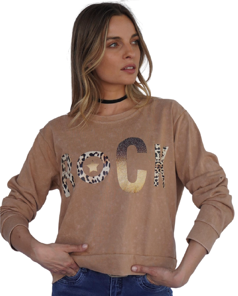 POLERON NORA IV CAMEL DIVINO JEANS - 2