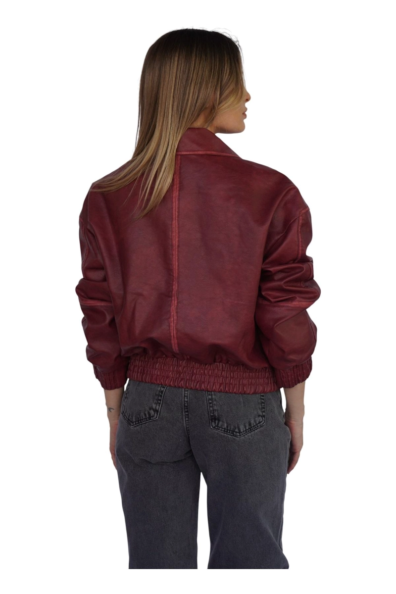 CHAQUETA MAITE III ROJA DIVINO JEANS - 3