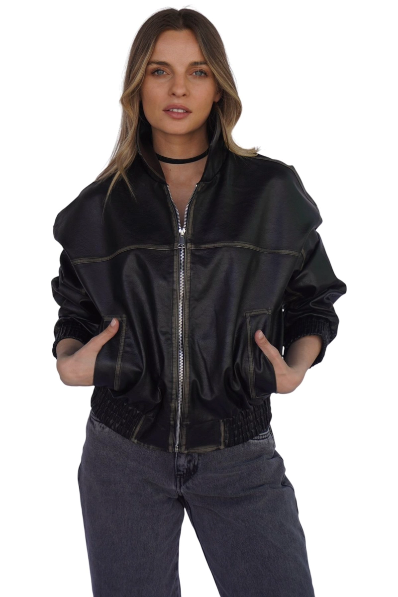 CHAQUETA MAITE I NEGRO DIVINO JEANS - 1