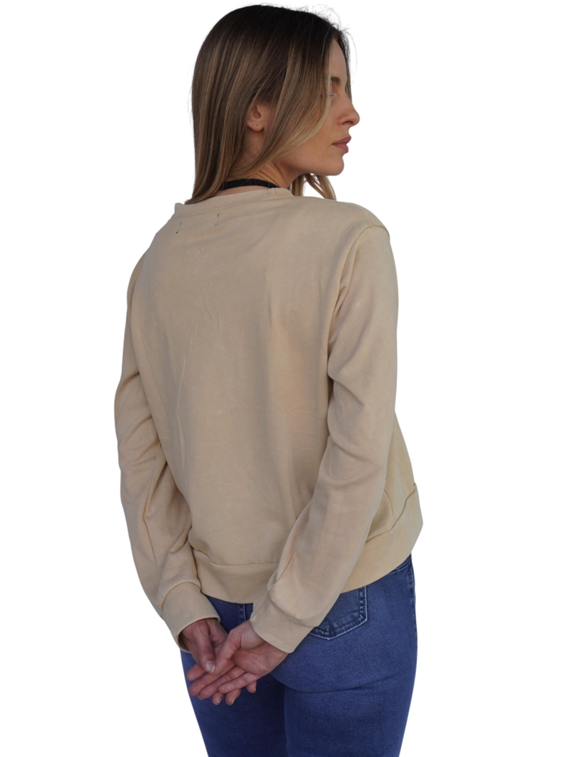 POLERON NORA III BEIGE DIVINO JEANS - 3