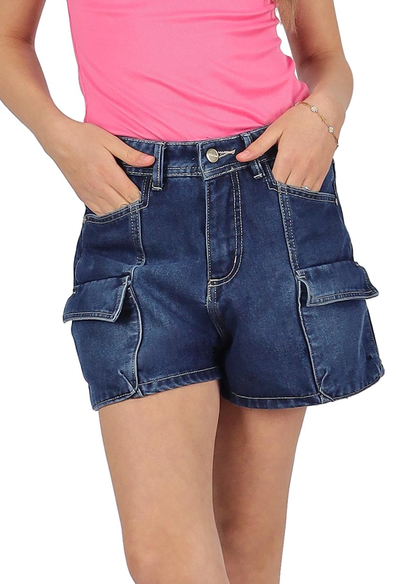SHORT DANNA I AZUL DIVINO TEEN - 12 - 3