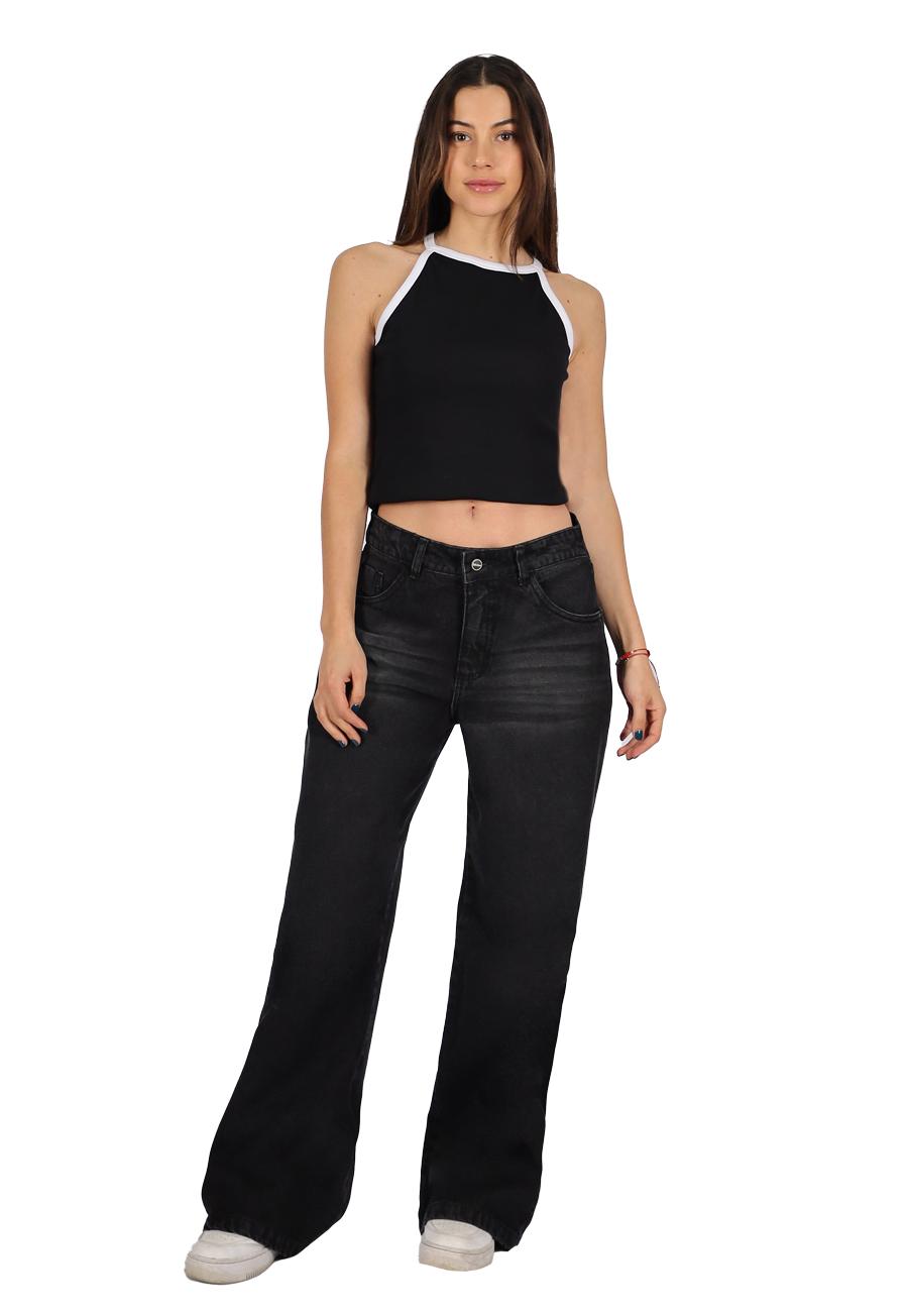 JEANS BIANCA III NEGRO DIVINO JEANS - 1