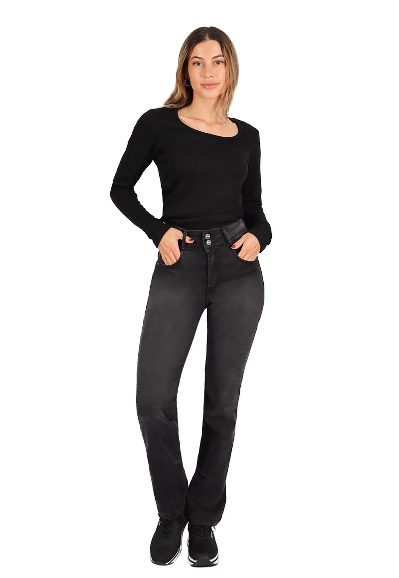 JEANS POLA III NEGRO DIVINO JEANS - 1