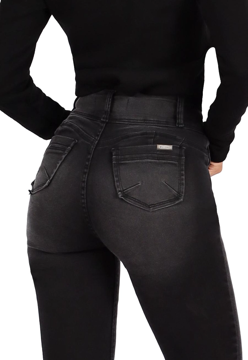 JEANS POLA III NEGRO DIVINO JEANS - 4