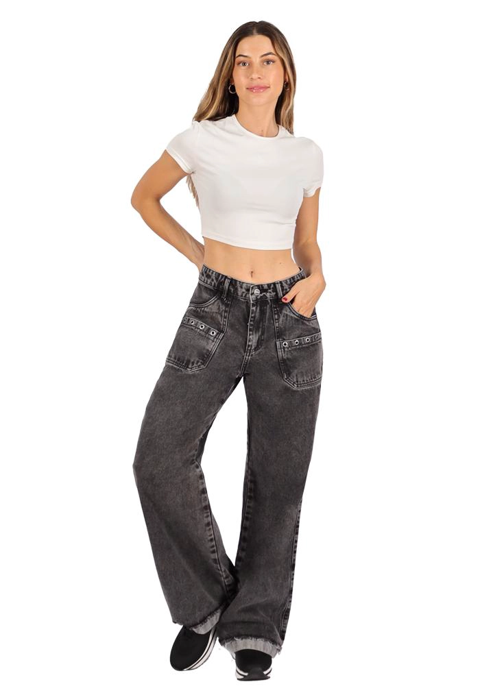 JEANS IDRA III NEGRO DIVINO JEANS - 1