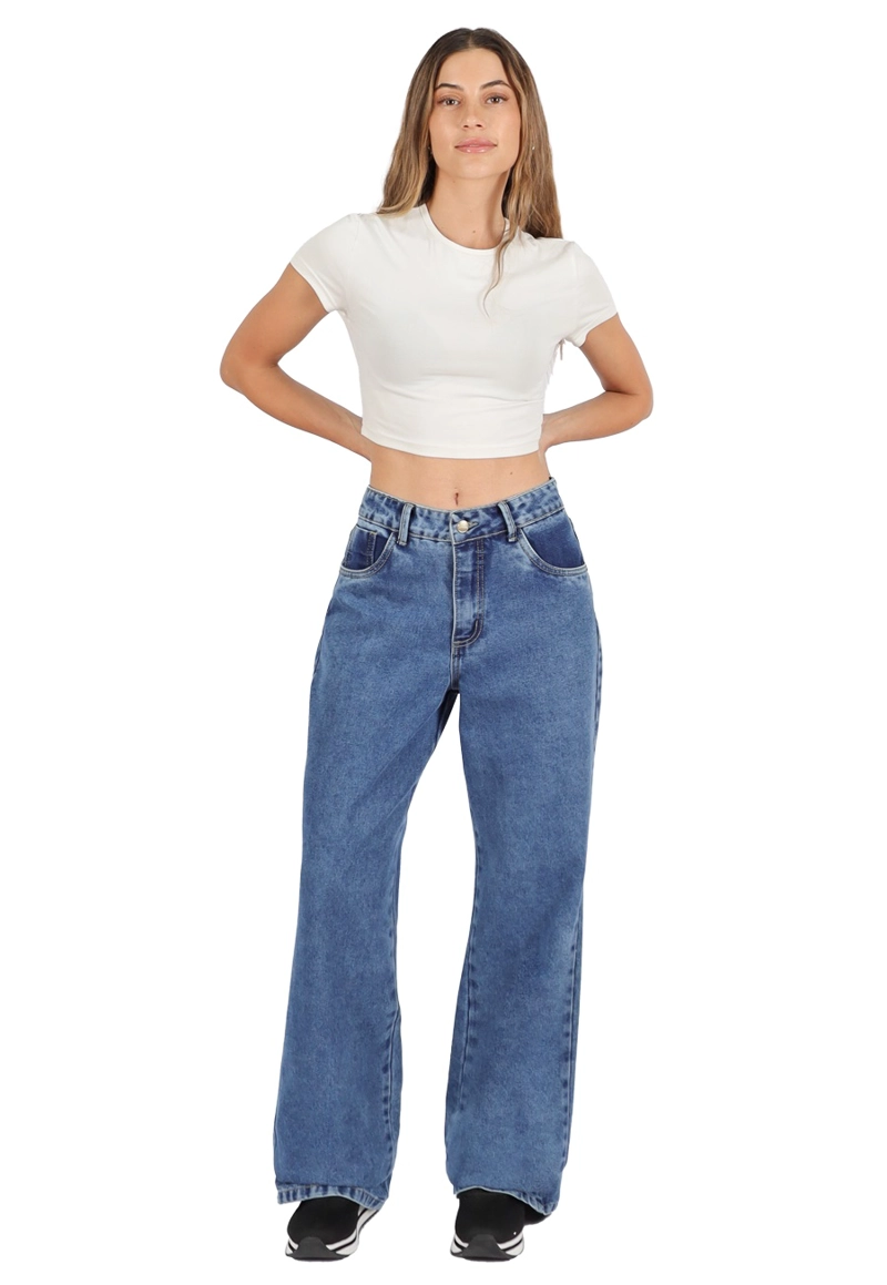 JEANS BELLA I CELESTE MEDIO DIVINO JEANS - 1