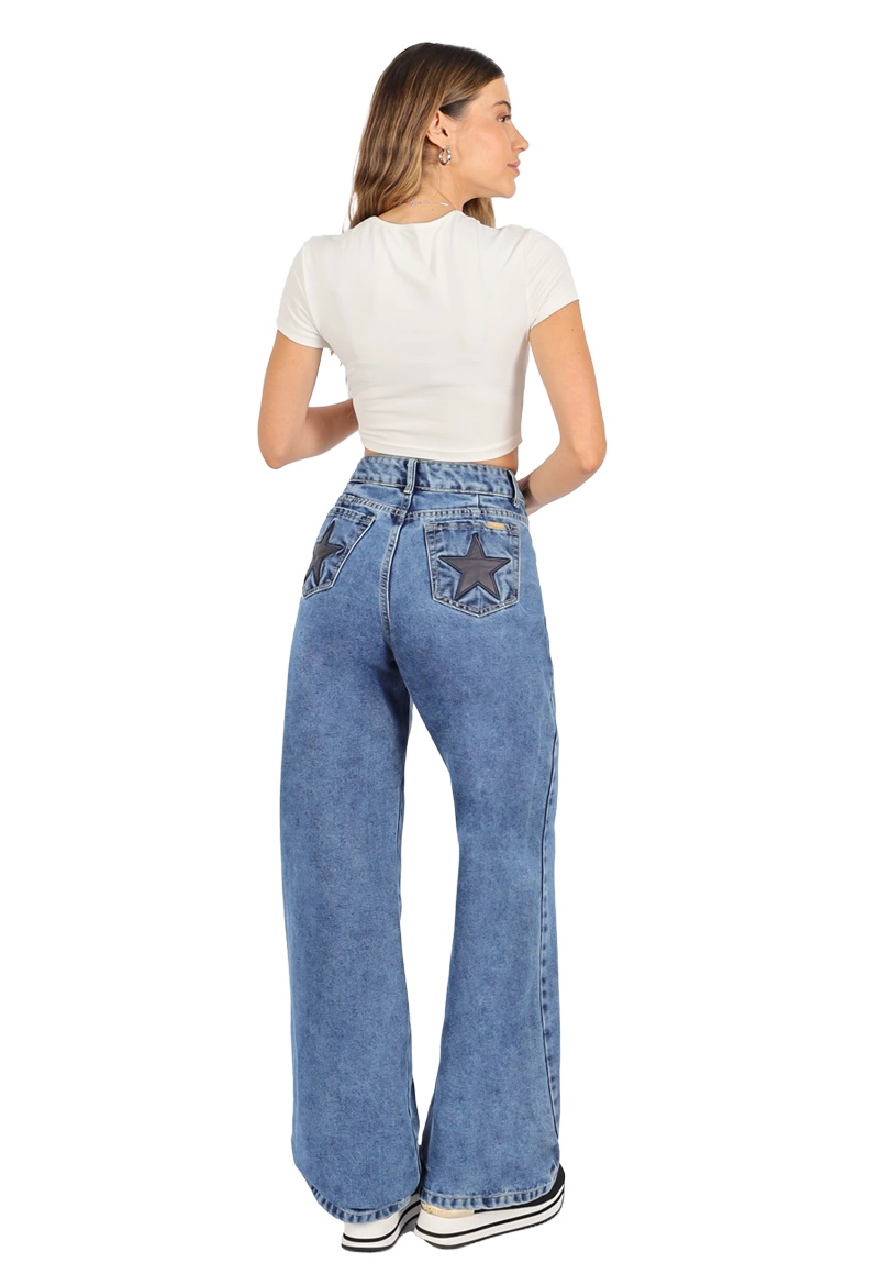 JEANS BELLA I CELESTE MEDIO DIVINO JEANS - 2