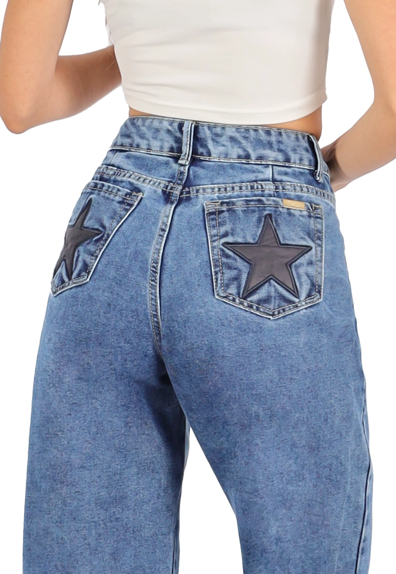 JEANS BELLA I CELESTE MEDIO DIVINO JEANS - 4