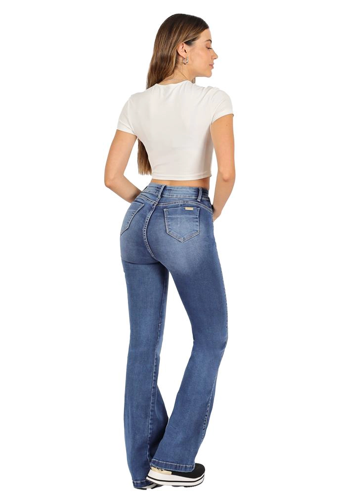 JEANS KARLY I AZUL DIVINO JEANS - 2