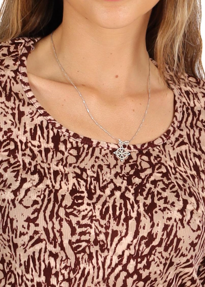 POLERA MILA I BURDEO PRINT DIVINO JEANS - 3