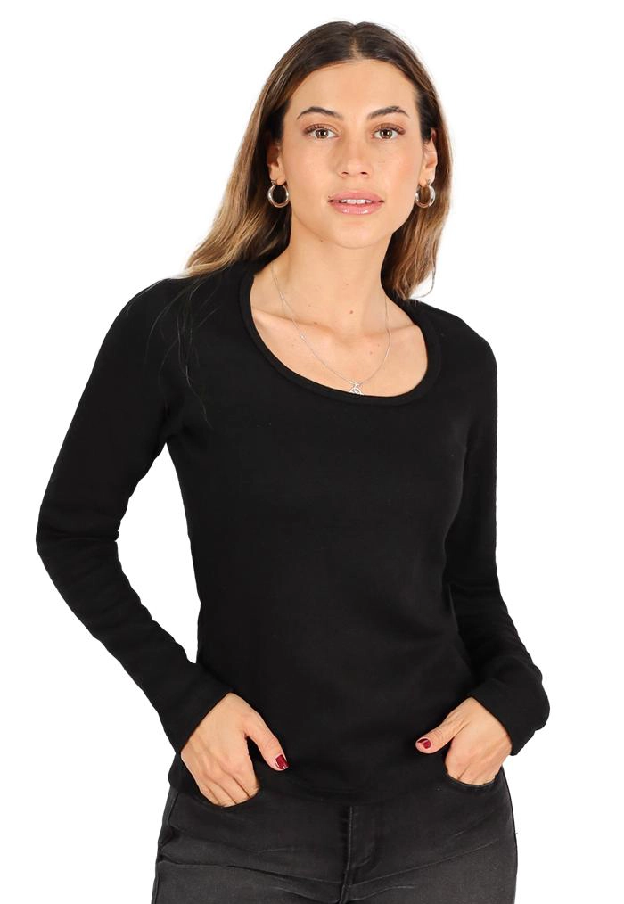 POLERA TAMMY I NEGRO DIVINO JEANS - 1