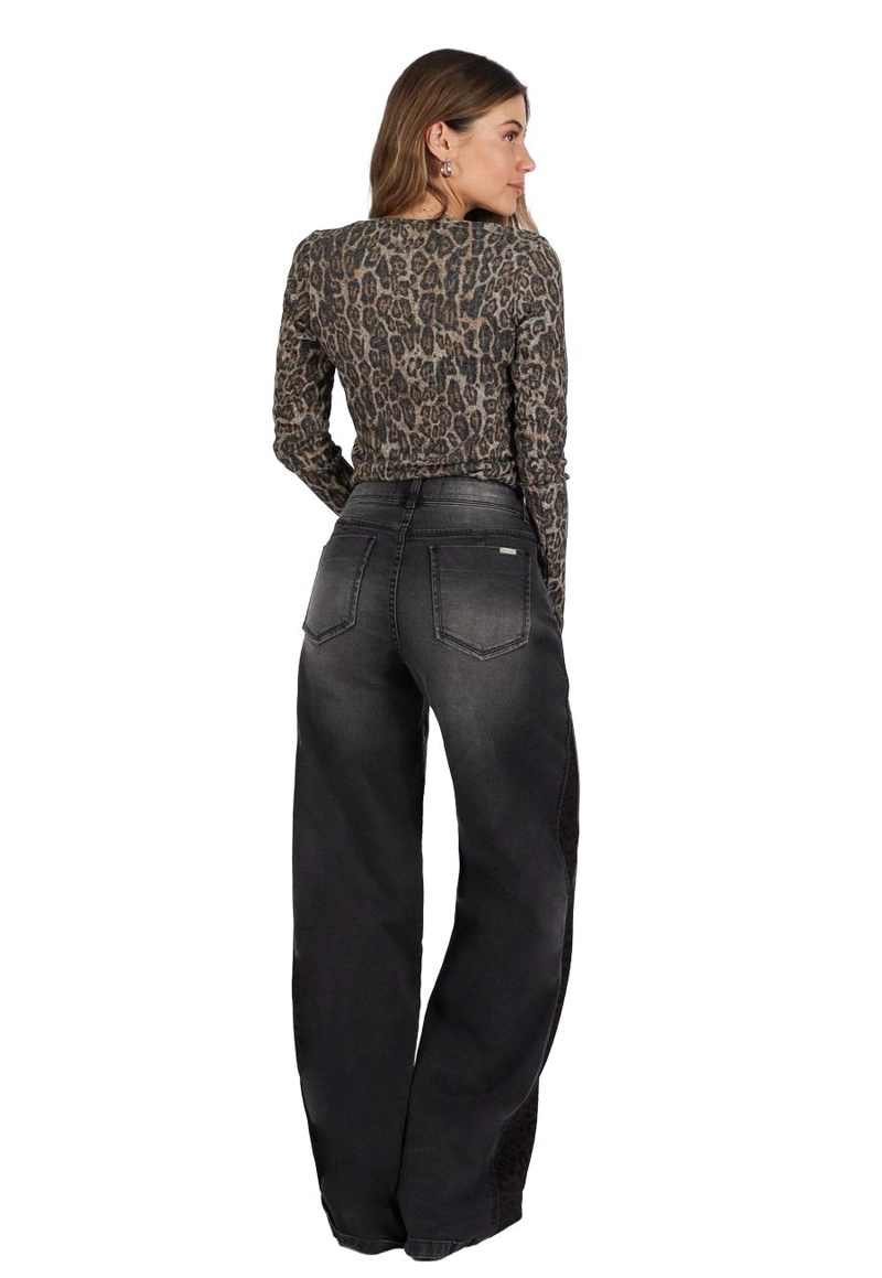 JEANS IVET NEGRO ANIMA PRINT DIVINO JEANS - 2