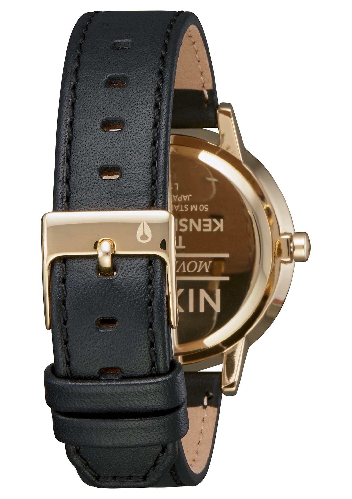 RELOJ KENSINGTON LEATHER DORADO NIXON - 2