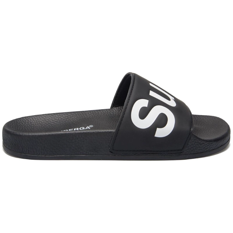 SANDALIAS MUJER SUPERGA 1908 PUU BLACK WHITE - 1