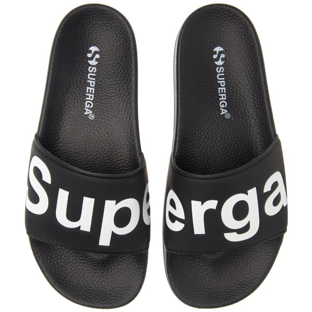 SANDALIAS MUJER SUPERGA 1908 PUU BLACK WHITE - 2