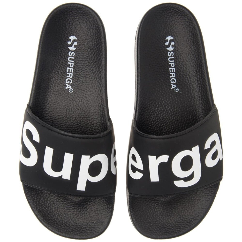 SANDALIAS MUJER SUPERGA 1908 PUU BLACK WHITE - 2