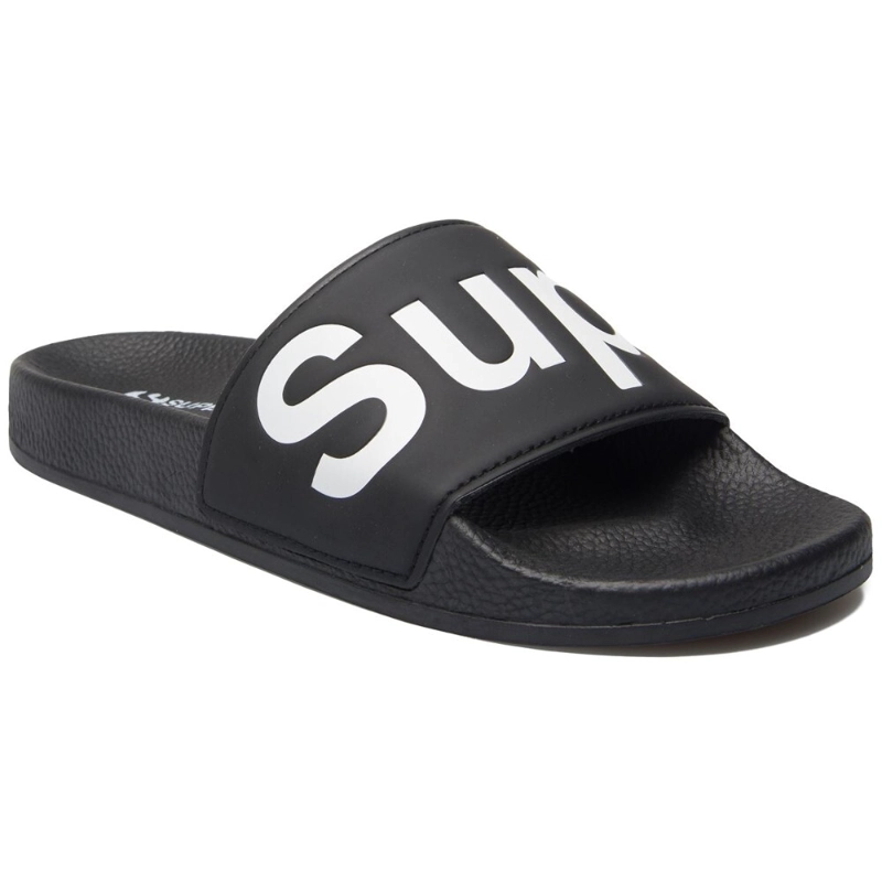 SANDALIAS MUJER SUPERGA 1908 PUU BLACK WHITE - 5