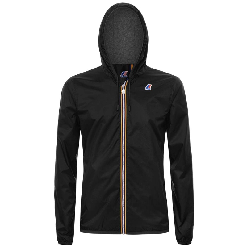 CHAQUETA K-WAY JACQUES NYLON JERSEY BLACK - 1