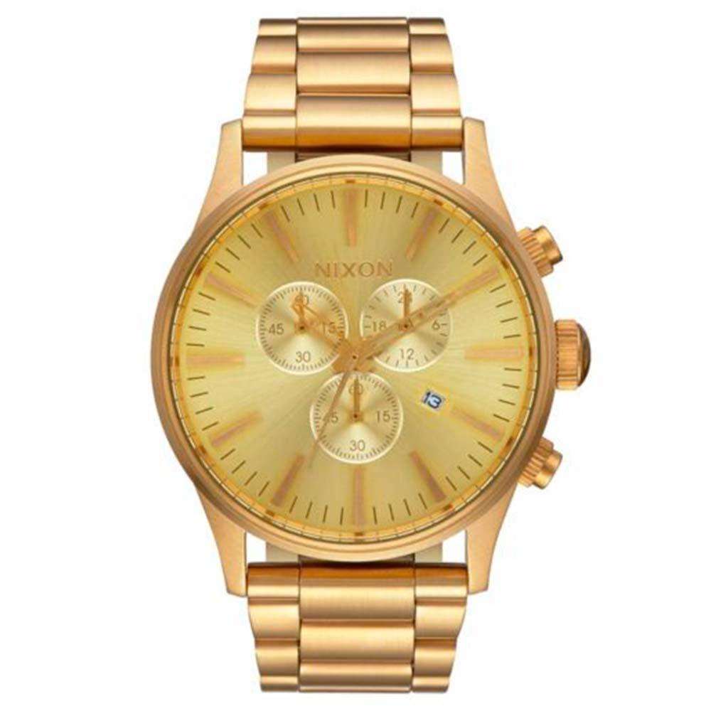 RELOJ NIXON HOMBRE SENTRY ALL GOLD - 1