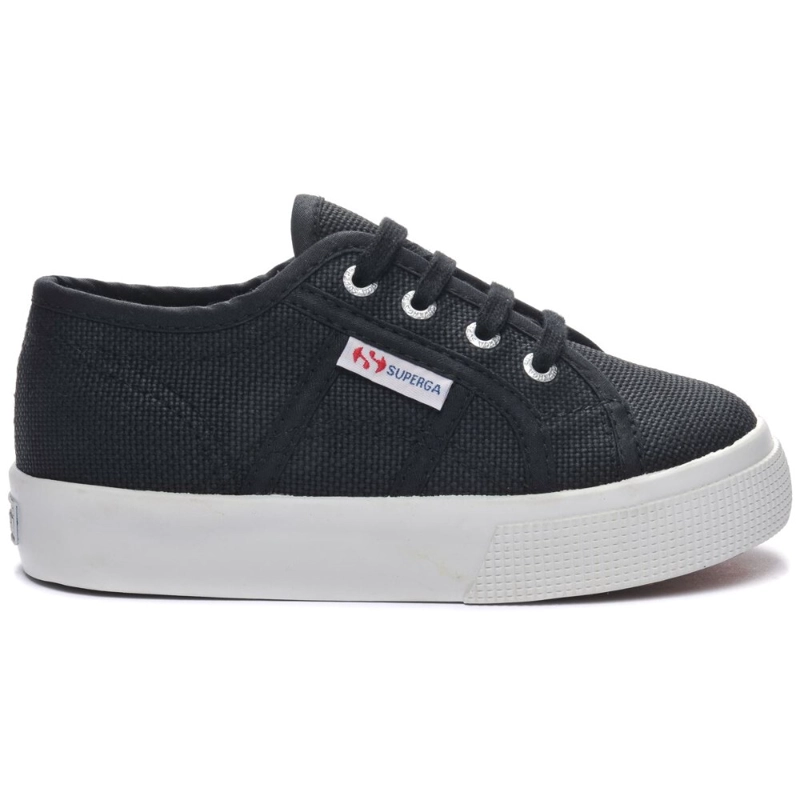 ZAPATILLAS NIÑO SUPERGA NEGRO 2730 COTJ - 1
