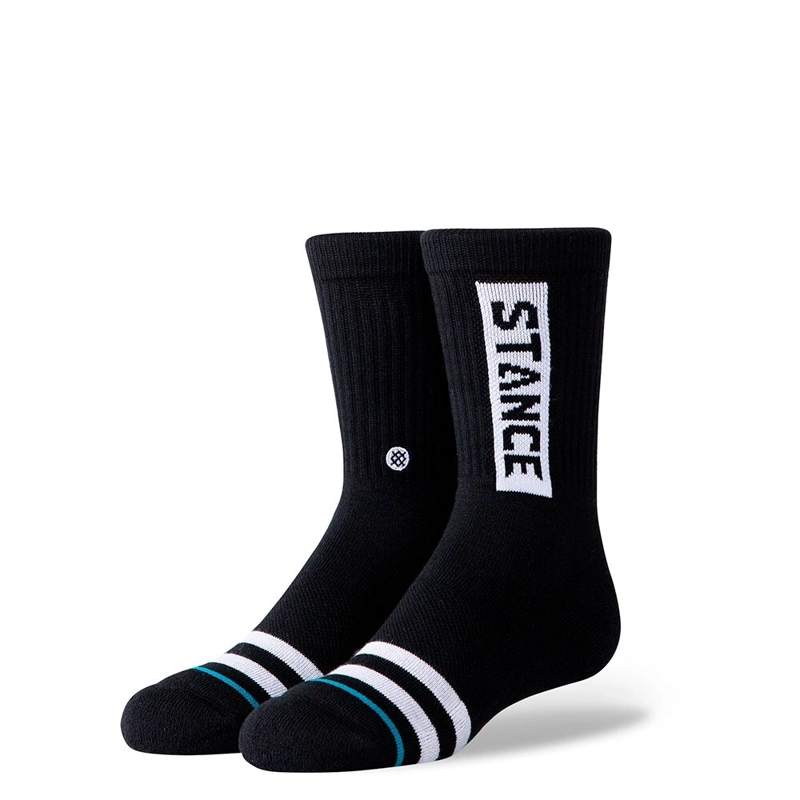STANCE SOCK KIDS OG ST BLACK - 1