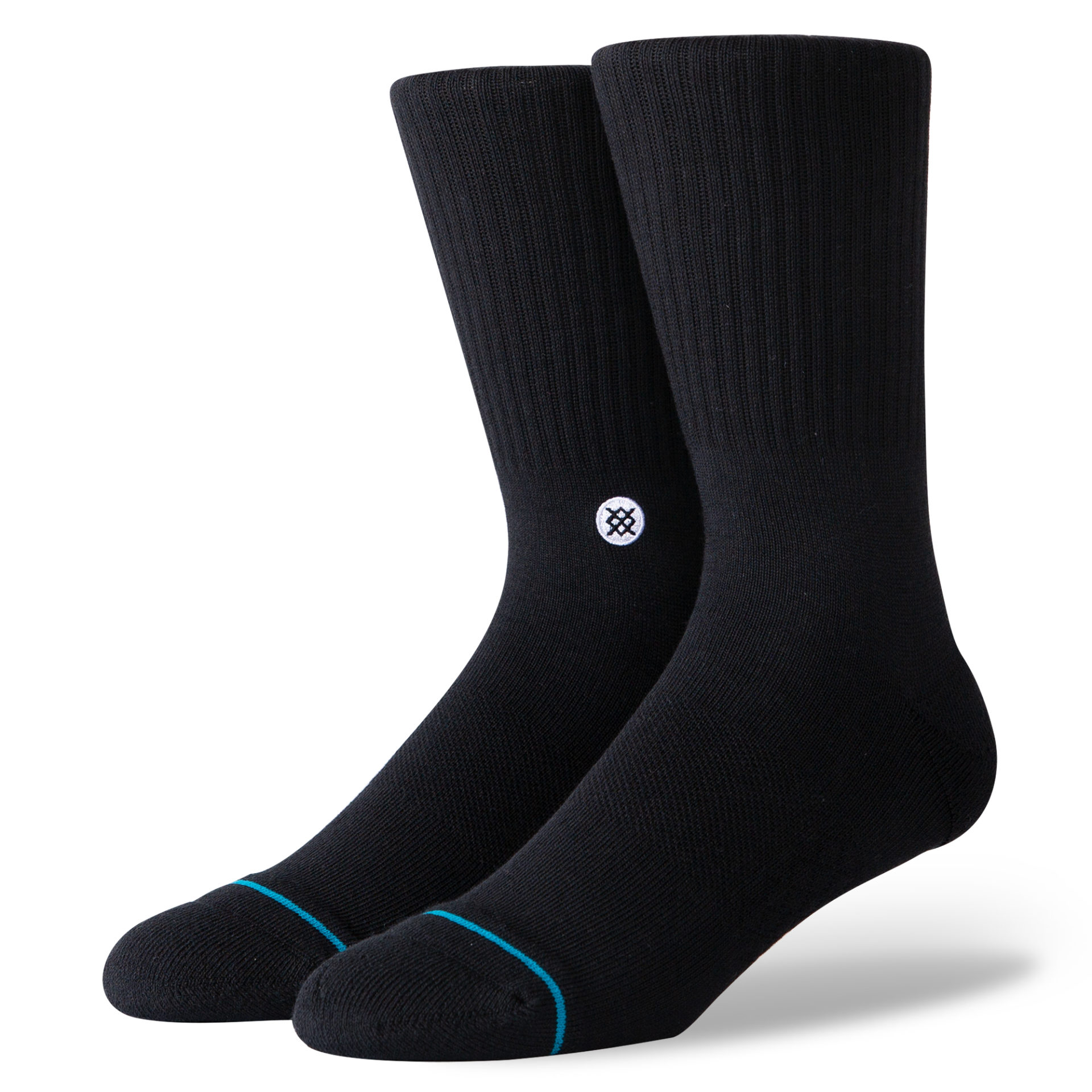 CALCETIN STANCE ICON BLACK WHITE - 1