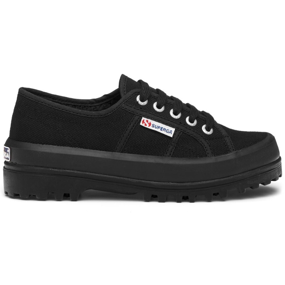 ZAPATILLAS MUJER SUPERGA URBANAS NEGRO S00F4B0996 2555 COTU ALPINA FULL BLACK - 1